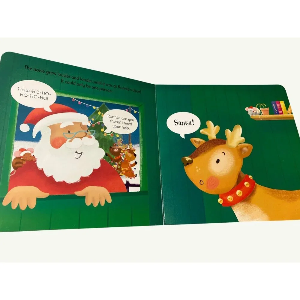 Santa's Elf & The Grumpy Reindeer Children's Board Books Bundle